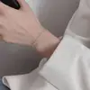 Pulsera de Cadena Amor Estilo Coreano Ins Diseño de Nicho Novia Mujeres Verano Simple Versátil Pulsera para Niñas Sentido de Alta Gama