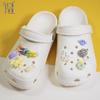 Accesorios para zapatos con agujeros, hebillas de zapatos, simulación de piruleta, helado de chocolate, resina, joyería, decoración de flores para zapatos.