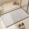 Alfombrilla de Baño de Barro Diatomeas Estilo Simple para Puerta de Baño en Casa Alfombrilla de Suelo de Baño Absorbente de Agua, Secado Rápido, Resistente a la Suciedad y Antideslizante