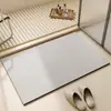 Tapetes de Piso de Tierra de Diatomeas Personalizables, Tapetes Sencillos para Puerta de Baño, Absorbentes de Agua, Secado Rápido, Resistentes a la Suciedad, Antideslizantes