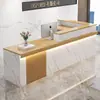 Caja registradora minimalista moderno salón de belleza tienda mostrador de bar tienda de ropa mesa de bar tienda pequeña empresa recepción escritorio de recepción