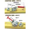 Abrazadera de Acero Inoxidable 304 Hebilla Ajustable Tensor Pestillo Cierre Clip Hebilla de Caja Accesorios Pinza Tipo Tornillo