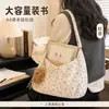 Bolsa Transversal Feminina Estudante Aula Grande Capacidade para Livros 2026 Nova Versátil ins Leve Passeio Casual Bolsa de Ombro