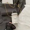 Bolsa mini redonda tipo balde com espelho a laser, versão coreana 2026, bolsa de mão moderna, bolsa de ombro e transversal para mulheres no outono