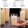 Copo de Vidro Transparente para Vela de Aromaterapia para Casa e Hotel, Decoração Romântica de Mesa, Lâmpada de Vela para Decoração de Aniversário e Casamento, Decoração Criativa para Casa