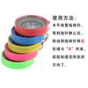 Brújula de plástico de color, brújula pequeña con aguja magnética, brújula para niños, material didáctico para experimentos de magnetismo en escuelas primarias.