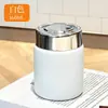 Taza térmica de acero inoxidable al vacío mini de bolsillo estilo simple fresco para hombres mujeres niños taza de agua taza de agua térmica portátil