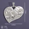 Colgante de Corazón Popular de Amazon Accesorios de Aleación para Manualidades Collar DIY Flor Accesorios de Colgante Femenino Venta Directa de Fábrica