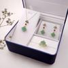 Pendientes colgantes de jade Dongling con incrustaciones de jade dorado natural de Xinjiang, joyería de esmalte antiguo, regalo al por mayor