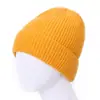 Nuevo Sombrero de Mujer para Otoño e Invierno, Grueso y Cálido para Exteriores, de Punto con Pelo de Conejo, Moda Coreana, Color Sólido, Versátil, de Lana