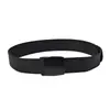 Cinturón Táctico Táctico de Nylon Imitación con Hebilla Lisa de Nuevo Estilo, Cinturón Versátil Versátil para el Día a Día, Cinturón Táctico Multifuncional para Entrenamiento al Aire Libre