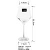 Copa de Vino Tinto Simple Copa de Champán Creativa Rayada Interior Utensilios de Vino para el Hogar Copa de Vino para Restaurante Copa de Vino Extranjero