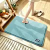Tapete de chão absorvente para banheiro transfronteiriço tapete simples para chão de banheiro doméstico entrada de porta tapete doméstico antiderrapante