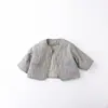 Traje acolchado acolchado para niños, engrosado para otoño e invierno, nuevo y elegante conjunto de tres piezas cálido de invierno para bebés y niños pequeños