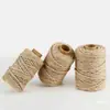 Cuerda de cáñamo para postes rascadores de gatos hechos a mano para bricolaje, estructuras para trepar, decoraciones de jardín de infantes, cuerda para atar tuberías, cordel grueso de cáñamo