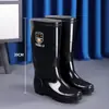 Botas de lluvia: antideslizante, resistente al aceite, resistente al desgaste, de caña alta, moderno, resistente a los olores, impermeable, engrosado, ligero, resistente al agua y resistente a las manchas, proporcionando calidez