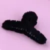 Grampo de cabelo preto tipo garra tamanho grande e médio pequeno feito à mão DIY grampo de cabelo simples Coringa placa de cabeça clipe tubarão de cabelo atacado