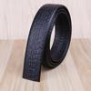 Cinturón de piel de vaca de capa superior para hombre, cuero genuino, automático, sin hebilla, suave, cinturón para pantalón de hombre, sello de cintura, cinturón al por mayor para hombre