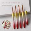 Ferramentas de Pincel para Unhas Fototerapia Cor Desenho de Linha Flor Escultura de Cristal Caneta Haste de Metal Gradiente de Alta Qualidade Pincel para Unhas