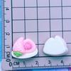 Serie Comida y Juego Jugo de Fresa Pan Pastel Leche Pasador Cuerda para el Cabello Zapatos con Agujeros Hebilla Material DIY Accesorios de Resina