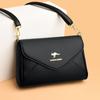 Marca Textura de Cuero Genuino Bolso de Mujer 2023 Nuevo Bolso Cruzado Pequeño de Mujer Cuero Suave Mediana Edad Versátil Bolso de Hombro para Madre