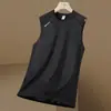 Nuevo Chaleco de Seda Helada de Verano para Hombre Secado Rápido Transpirable Manga Corta Deporte Fitness Sin Mangas Holgado Talla Grande Camiseta