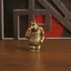 Urso de Latão do Nada Urso Urso Grande Dois Sólidos Lisos Fortes Pequenos Enfeites Casa Mesa de Escritório Varanda Artesanato de Metal Decoração