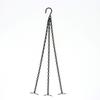 Cadena para Maceta de Alambre Negro de 1.2 mm Cadena para Cesta de Flores de Jardín de Amazon Cadena Colgante para Maceta de Plantas Verdes Cadena de Hierro Colgante