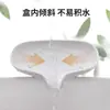Jabonera Seca Jabonera Baño Plástico Caja de Jabón Simple Sin Taladro Creativo Lindo Hogar Estante de Jabón con Drenaje