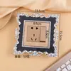 Adesivos para interruptor adesivos de parede adesivos criativos transfronteiriços Amazon Conjunto de soquete de interruptor Hitch 3043 único 8,6*8,6cm