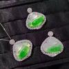 Atacado Bashan Cui Buddha Pendant Material Perigoso Jade Jade Colar Imperial Verde Completo Cui Pequeno Buddha Pendant Clavícula Corrente