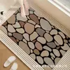 Alfombrilla de Drenaje para Baño Estilo Terrazo Transfronteriza Alfombrilla de Piso Anti-Caídas para Niños Alambre Hueco Anillo de Anillo de Grava Pequeña Impermeable Alfombrilla Antideslizante