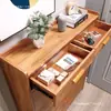 Zapatero ultra delgado con puerta abatible para entrada del hogar, mueble simple y moderno para pasillo, zapatero a prueba de polvo de 17 cm para entrada de apartamentos pequeños