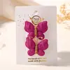 Traje de Pasador de Pelo Tejido a Mano de Lana Europeo y Americano Mariposa Enrollada Pasador de Color Sólido Suave Todo-partido Tocado para Bebé 3841