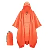Impermeable para Exteriores, Poncho Impermeable, Montañismo, Senderismo, Pesca, Impermeable, Poncho Multifuncional, Tres en Uno, Ciclismo