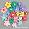 Acessórios de Resina DIY Flor de Cinco Pétalas Arredondada Fosca Tendência Flor Pequena Acessórios Infantis Acessórios de Cabelo Presilhas de Cabelo Flor Materiais DIY