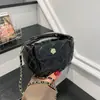 Cadena Rombo Diseño de Comercio Exterior Invierno 2025 Nuevo Estilo Lujo Ligero Moda Versátil Simple Bolso de Hombro Cruzado
