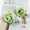 Flores de rosa mini simuladas cabezas DIY rosa de seda flor artificial material para pasador de pelo adorno pequeño para fotografía del hogar