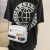 Nova Bolsa Feminina 2025 Moda Bolsa de Ombro Bolsa Transversal Estilo Coreano Bolsa Feminina para Campus Bolsa Feminina Multifuncional de Axila Bolsa Masculina e Feminina