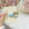Pinza para el pelo de flor de cerezo en gelatina, pinza de pico de pato dulce y linda, pinza lateral para niñas, para arreglar el flequillo, accesorio para el pelo para estudiantes