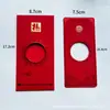 Adesivos de Telefone de Ouro Puro 999 para o Festival da Primavera, Artesanato em Metal de Envelope Vermelho de Alta Qualidade, Presentes para Reunião Anual