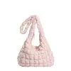 Bolso Cruzado Casual de Gran Capacidad para Mujer 2025 Invierno Nueva Moda Algodón para Viajes Cotidianos Bolso de Hombro Retro de Nicho