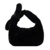 Moda Primavera 2025 Nuevo Bolso Trendy para Mujer Bolso de Mano Plegado Bolso Nube Bolso de Mano Versátil de Peluche Bolso Pequeño