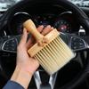 Cepillo de limpieza para coche, salida de aire, eliminación de polvo en huecos finos, herramienta de cepillo suave, cepillo de aire acondicionado, artefacto de belleza para limpieza