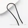 Horquilla antigua de la serie negra mate con retención de color por electroforesis, material principal para accesorios de joyería DIY