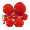 Bola de Lana de 4 cm Colorida Gruesa de Peluche Paquete de Materiales para Ropa Zapatos y Sombreros Hechos a Mano Accesorios para Joyería DIY 1 Pieza