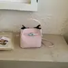 Bolso de Moda Estilo Coreano para Mujer 2026 Nuevo Modelo Bolso Cubo Simple de Gama Alta Versátil Bolso de Hombro Cruzado Súper Popular