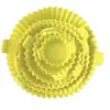 Freidora de Aire Transfronteriza Molde de Silicona para Hornear AirFryerSiliconePot Bandeja Redonda de Silicona para Freidora de Aire