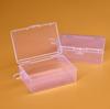 Caja de embalaje universal de fábrica transparente de PP rectangular de almacenamiento de plástico caja de embalaje vacía caja de cierre de acabado para cebo y joyería