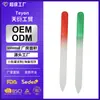Tiras de Lixar para Manicure Personalizadas de Fábrica Lixas de Vidro Semitransparentes para Unhas Tiras de Polimento para Manicure Laváveis Tiras de Polimento para Unhas Dupla Face